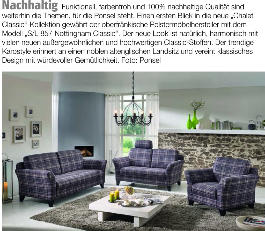 Presseartikel „Möbelmarkt“ Ausgabe 01/2015